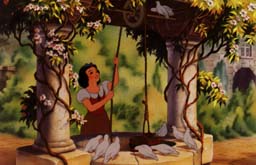 Cel of Snow White at the Wishing Well 